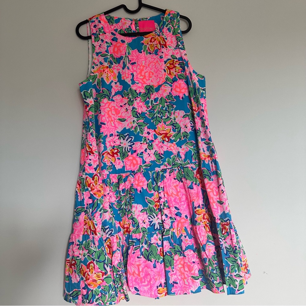 Pink Lilly Pulitzer Trina Dress Size M - Picture 6 of 10